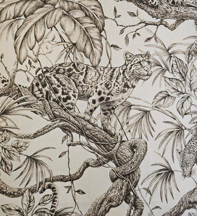 Exclusief interieurontwerptapijt met Leopardi in, Antiek en Kunst, Antiek | Tapijten, Tafelkleden en Textiel