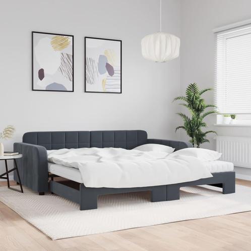 vidaXL Slaapbank onderschuifbed matrassen 100x200cm, Huis en Inrichting, Slaapkamer | Bedden, Nieuw, Verzenden