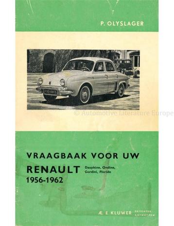 1956 - 1962 RENAULT DAUPHINE | ONDINE | GORDINI | FLORIDE beschikbaar voor biedingen