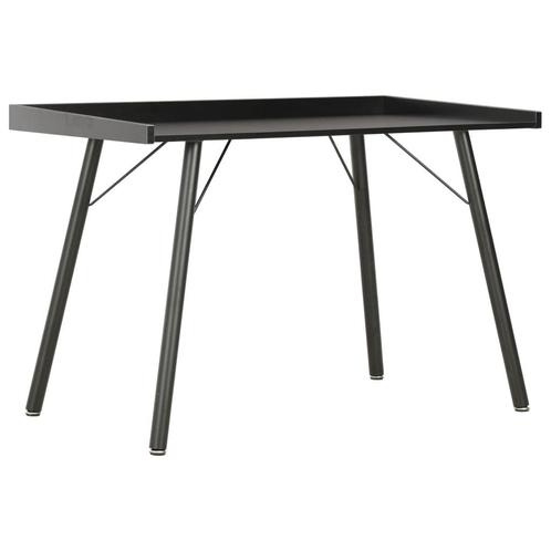 vidaXL Bureau 90x50x79 cm zwart, Huis en Inrichting, Bureaus, Nieuw, Verzenden