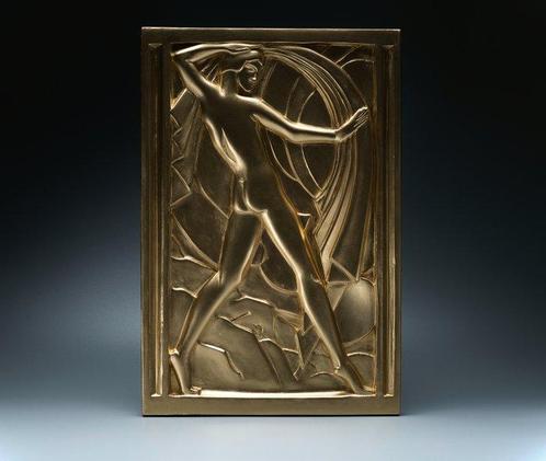 Naar René Paul Chambellan ‘Manhattan Goddess Dancing in the, Antiek en Kunst, Kunst | Designobjecten