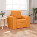 vidaXL Ligbed 2-in-1 Donkergeel 98x71x83 cm Stof, Huis en Inrichting, Verzenden, Nieuw