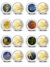 Europa. 2 Euro Various Years Vincent Van Gogh serie 1 (8, Postzegels en Munten, Munten | Europa | Euromunten