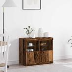 vidaXL Buffetkast met LED Verlichting Oud Hout 81x37x67 cm, Verzenden, Nieuw