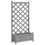 Klimplantenbak met latwerk | Retour Deal | 35% korting!, Verzenden, Nieuw, 60 tot 100 cm, 60 cm of meer
