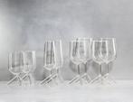 2x red 2x white wine 2x water 2x Champagne - Maarten Baptist, Antiek en Kunst