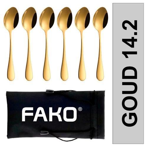 Fako Bijoux® - Koffielepel / Dessertlepel Classic - 14cm -, Maison & Meubles, Cuisine | Couverts, Envoi