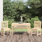 vidaXL 4-delige Tuinset massief teakhout, Tuin en Terras, Tuinsets en Loungesets, Verzenden, Nieuw, Tuinset