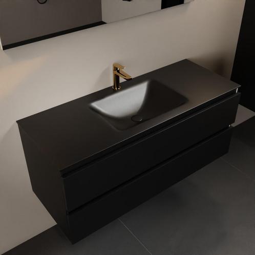 MONDIAZ AIVY 120cm badmeubel Urban, wastafel Urban solid, Doe-het-zelf en Bouw, Sanitair, Overige typen, Nieuw, Ophalen of Verzenden