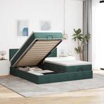 vidaXL Ottoman bed met matrassen 200x200cm fluweel, Huis en Inrichting, Slaapkamer | Bedden, Verzenden, Nieuw