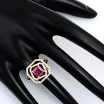 Zonder Minimumprijs - Ring - 14 karaat Geel goud - 1.31ct., Handtassen en Accessoires, Ringen, Nieuw