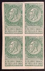 België 1864 - Proefdruk Fijne Baard - Plaatproef aangenomen, Postzegels en Munten, Gestempeld