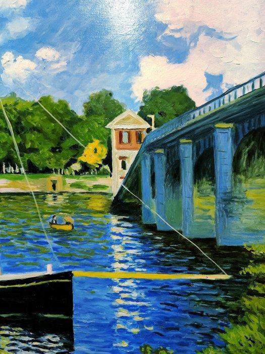 Stefano Vicca (XX-XXI), da Claude Monet - Il Ponte di, Antiquités & Art, Art | Peinture | Classique