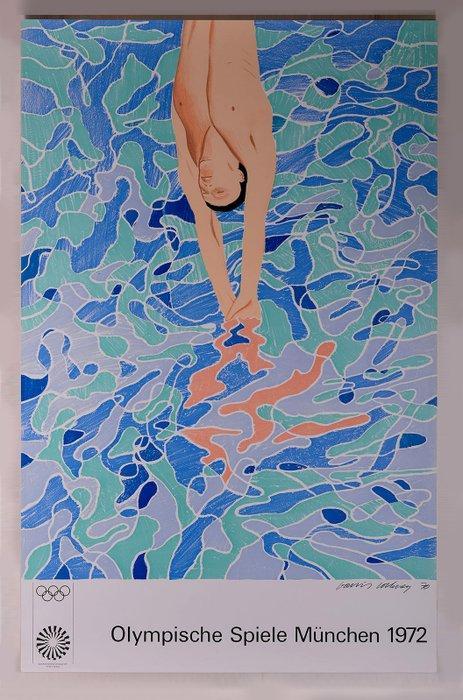 David Hockney (1937) - Olypische Spiele 1972 - Diver, Antiek en Kunst, Antiek | Overige Antiek