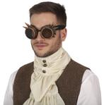 Steampunk Bril Bruin, Hobby en Vrije tijd, Verzenden, Nieuw