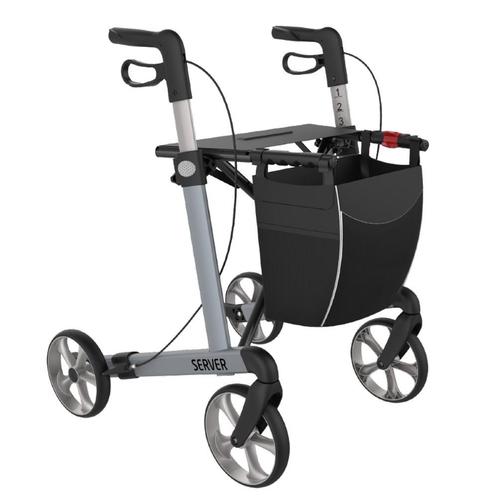 Rehasense Server lichtgewicht rollator STANDARD - Ice blue, Diversen, Rollators, Ophalen of Verzenden