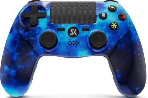 ISHAKO Gaming Controller for PS4-Fantasy Nebula Blauw, Games en Spelcomputers, Spelcomputers | Sony Consoles | Accessoires, Ophalen of Verzenden