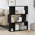vidaXL Boekenkast Zwart Eiken 80x24x96 cm Engineered Wood, Huis en Inrichting, Verzenden, Nieuw
