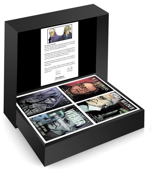 Matchboox - Vier grote schrijvers Serie, Verzamelen, Complete verzamelingen en Collecties, Verzenden