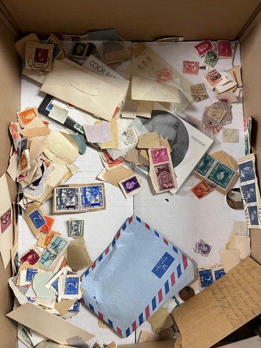 Wereld - Uitzoekdoos Wereld, Postzegels en Munten, Postzegels | Amerika