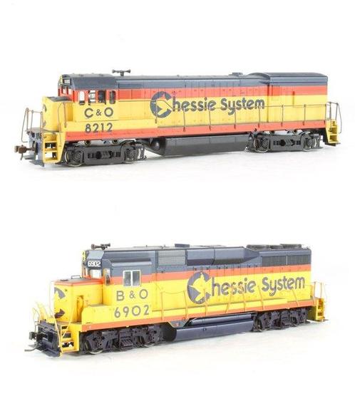 Proto H0 - 21541, 21542 - Locomotive diesel - 2 pièces USA, Hobby & Loisirs créatifs, Trains miniatures | HO