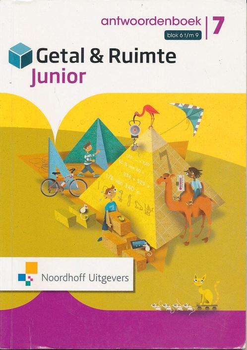 Getal en Ruimte Junior Antwoorden Rekenboek blok 6 t/m 9 gro, Livres, Livres scolaires, Envoi