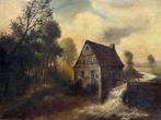 École européenne (XX) - Landschap met watermolen