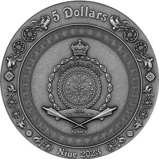 Niue. 5 Dollars 2023 Scheherazade - One Thousand and One, Postzegels en Munten, Munten | Europa | Niet-Euromunten