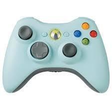 Microsoft Xbox 360 Controller Wireless Baby Blue, Games en Spelcomputers, Spelcomputers | Xbox 360, Zo goed als nieuw, Ophalen of Verzenden