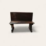 Bank - walnoothout - Oude kerkbank