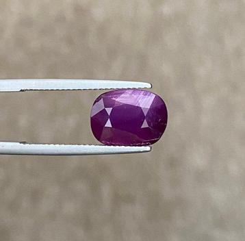 1 pcs Rose, Rouge Saphir - 6.32 ct - Lotus Gemology beschikbaar voor biedingen
