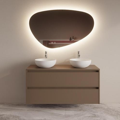 Badmeubelset BWS Riga Met Topplaat 120 cm Latte, Doe-het-zelf en Bouw, Sanitair, Bad, Nieuw, Ophalen of Verzenden