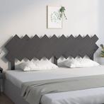 vidaXL Hoofdbord 196x3x80,5 cm massief grenenhout grijs, Huis en Inrichting, Slaapkamer | Bedden, Verzenden, Nieuw