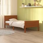 vidaXL Bedframe massief grenenhout honingbruin 100x200 cm, Huis en Inrichting, Slaapkamer | Bedden, Verzenden, Nieuw