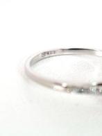 Ring - 18 karaat Witgoud Robijn - Diamant, Handtassen en Accessoires, Ringen, Nieuw