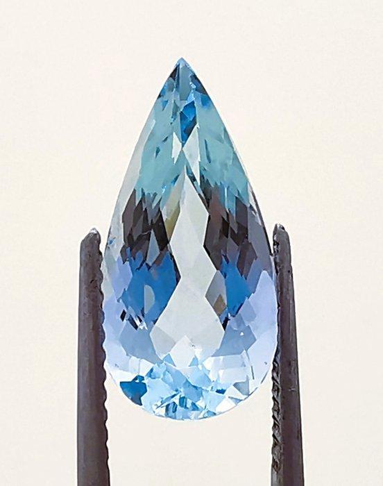 Aquamarijn - 2.91 ct - Instituto Gemólogico Español (IGE) -, Handtassen en Accessoires, Edelstenen