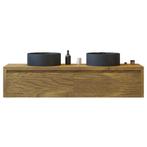 Gliss Design Onderkast Ares 180 cm Castle Brown, Doe-het-zelf en Bouw, Ophalen of Verzenden, Nieuw, Bad