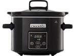 CrockPot CR-61 - Slow Cooker 2,4L - Digitale timer - Zwart, Verzenden, Nieuw in verpakking