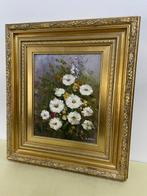 In Barokke Lijst - Lijst - Hout - Schilderij bloemen