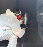 Isolation au liège projeté pour ludospace, Ophalen