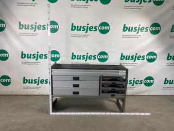 Aluca aluminium bedrijfswageninrichting gebruikt (nr 2420), Verzenden