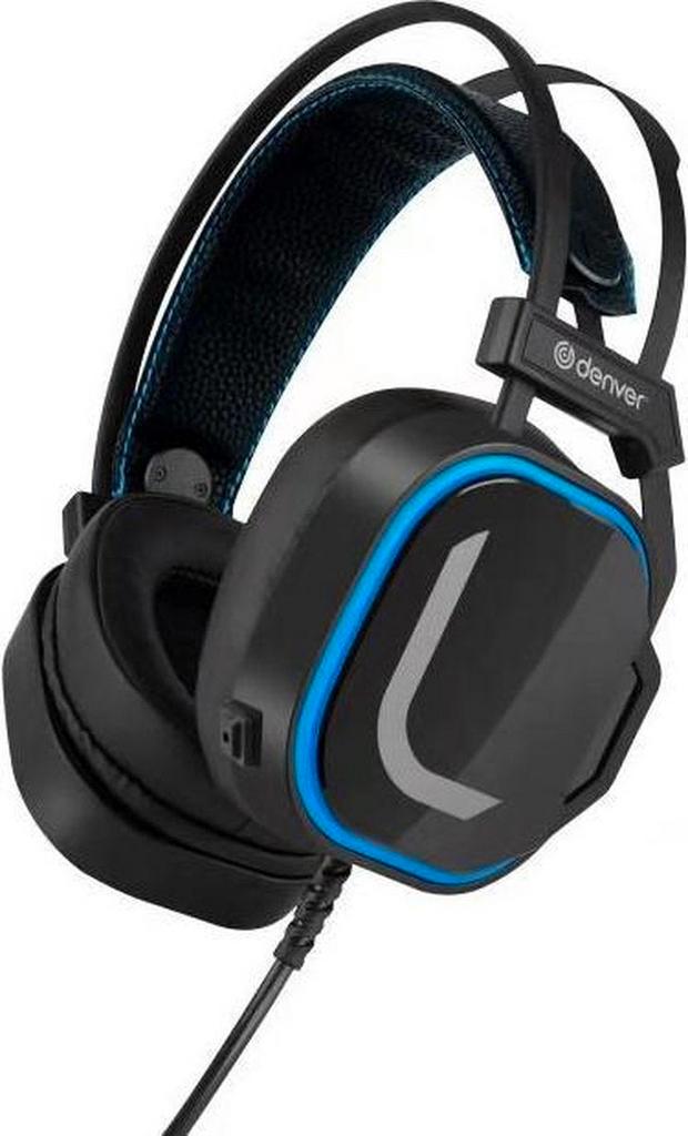 Tweedekans | Denver GHS-131 - koptelefoon - headset - gaming, Audio, Tv en Foto, Hoofdtelefoons, Ophalen of Verzenden
