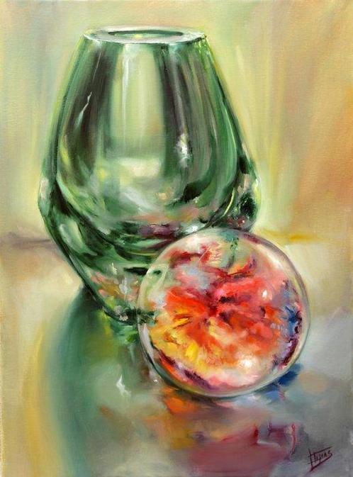 Isabel Tapias T - Juegos de tarde, Antiek en Kunst, Kunst | Schilderijen | Modern