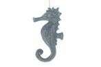 Polyresin zeepaardje seahorse 12*4*23cm. lichtblauw