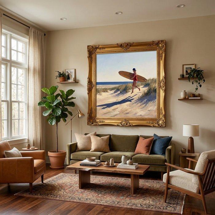 Le Yack - The Graceful Ascent of the Dunes - Hand signed, Antiek en Kunst, Kunst | Designobjecten