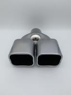 Uitlaat Sierstuk RVS Dubbel rechthoek – 2 x 100 X 86 mm, Auto-onderdelen, Ophalen of Verzenden, Nieuw