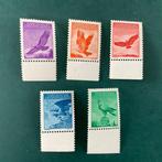 Liechtenstein 1934 - Gelederen met onderbladrand en glad gom, Gestempeld