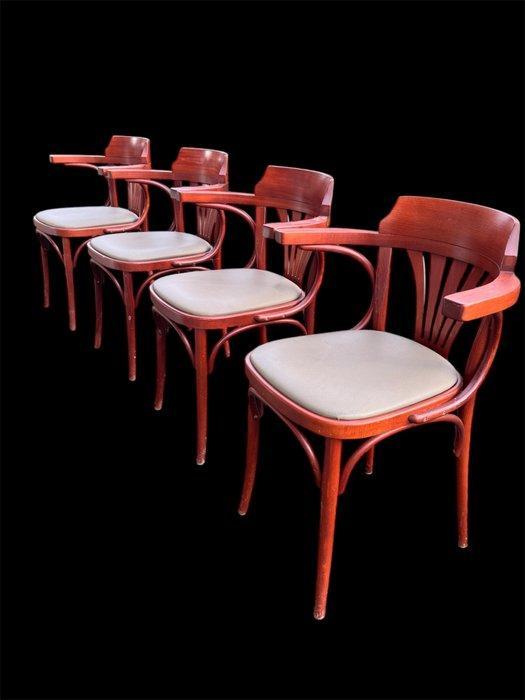 Fauteuil (4) - Hout - Thonet-stijl stoelen, Antiek en Kunst, Kunst | Designobjecten