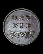 Brits India. Pie-Pice Pie ND (1831-1835) and Pice 1829 (Yr, Postzegels en Munten