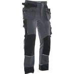 Jobman 2191 pantalon dartisan stretch c148 gris foncé/noir, Nieuw